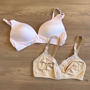 Bundle of 2 - Maternity/Nursing Bras - Kindred Bravely & Leading Lady - Size 34C